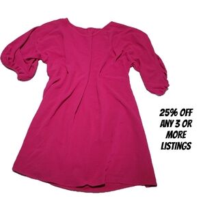 Plus Size Sheath Dress Balloon Sleeve Cocktail Slip On Bohemian Boho Vintage